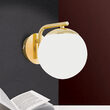 Aplica moderna alama aurie 1xE14/40W, Madis WA 2-1357/1 MS-Matt Orion